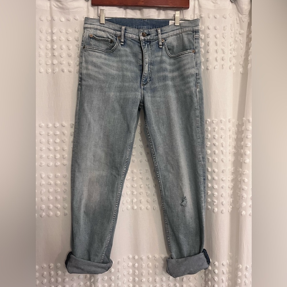 Rag & Bone Fit 2 Slim Distressed Denim Jeans 32 x 32